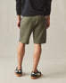 Men's Colorblock Sweatshort - Olive Dark Charcoal